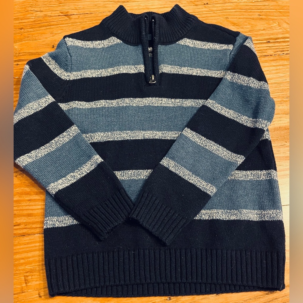 Size 6 Navy Striped Sweater